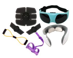Smart Abs + Body Trimmer + Eye Massager + Neck Massager + Chest Exercise