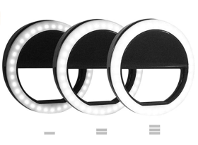 Selfie Ring Light Black