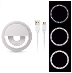 Selfie Ring Light White