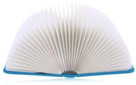 Led Book Lamp PU Blue