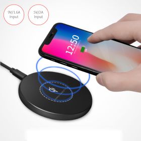 KD02 Fast Wireless Charger for IOS And Android Black