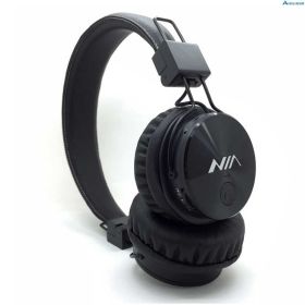 NIA X3, Bluetooth Headphones With Mic-Black