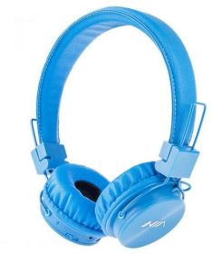 NIA X3, Bluetooth Headphones With Mic-Blue