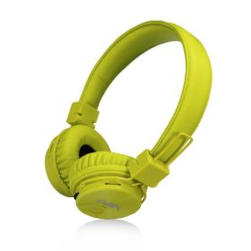 NIA X3, Bluetooth Headphones With Mic-Green