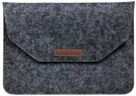 WoolFelt Sleeve For 12" Macbook/Ultra Book - Dark Grey