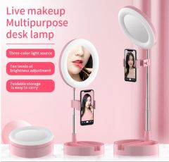 Make-up mirror, desktop phone holder lamp photo shooting