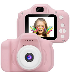 8Mp HD Kids Digital vedio camera rechargeable camcorder pink